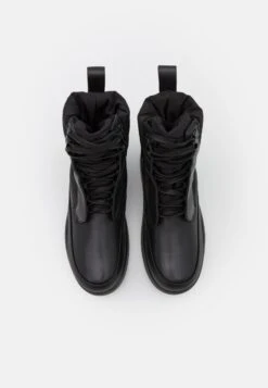 Calvin Klein Padded Combat Boot - Bottines À Plateau - Black -Chaussures Soldes 033495d54bf04785b9894e6f417ee49b