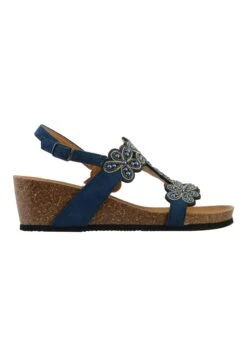 Scholl Palinuro - Sandales Compensées - Bleu 9 Scholl Palinuro - Sandales Compensées - Bleu -Chaussures Soldes 0490eb6e1b00417f91bbe4aded8c43b0