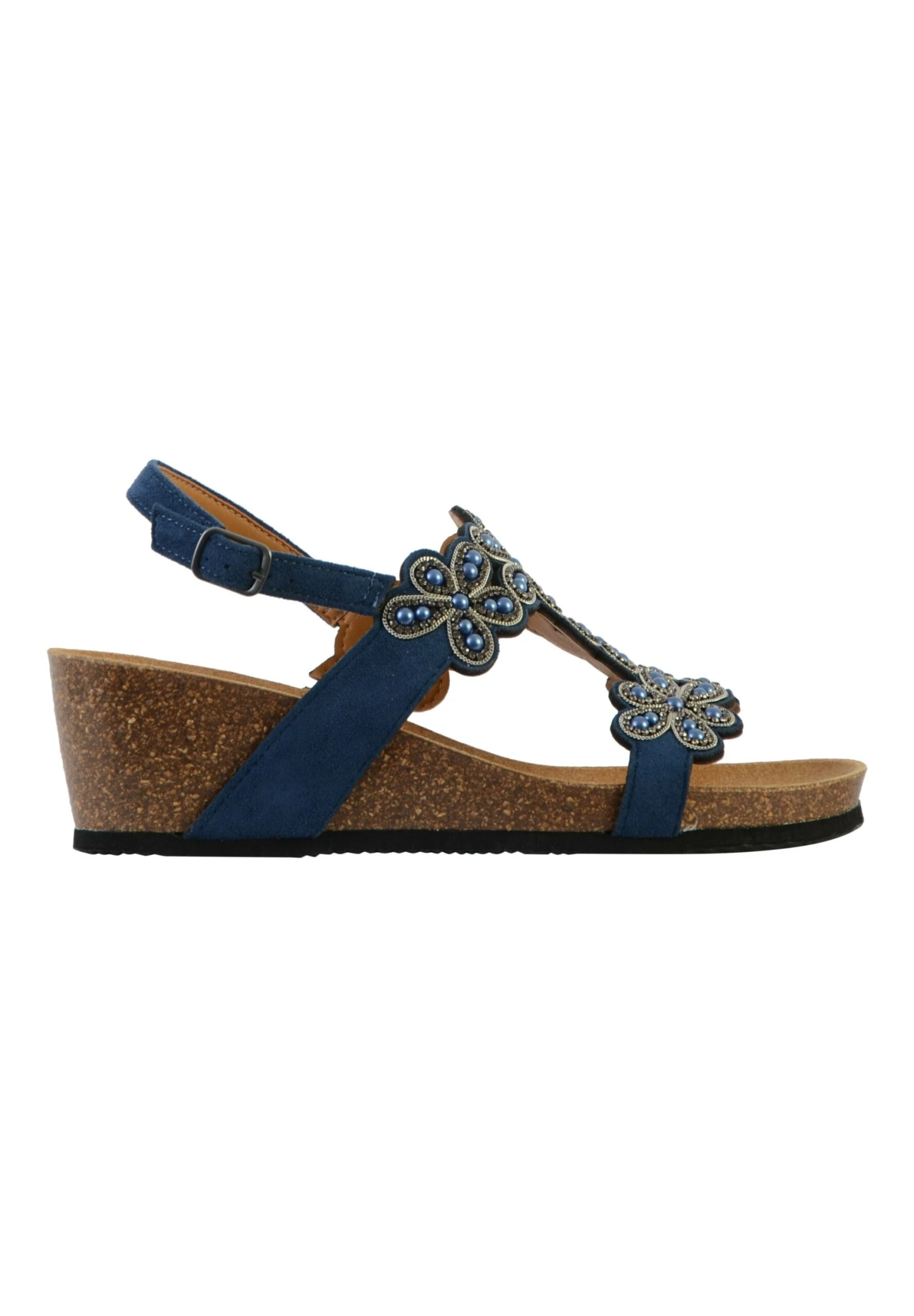 Scholl Palinuro - Sandales Compensées - Bleu 6 Scholl Palinuro - Sandales Compensées - Bleu - Image 4