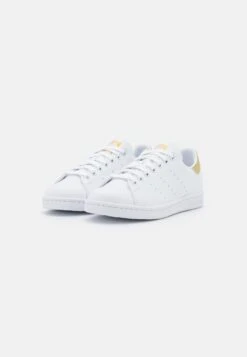 Adidas Originals Stan Smith - Baskets Basses - Footwear White/Gold Metallic -Chaussures Soldes 076e73dd57884603b5ee3796daf5543c