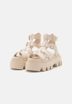 Buffalo Flora Fisher - Sandales À Plateforme - Cream -Chaussures Soldes 078d8ccc6ad245608ff701ee47b96ac2
