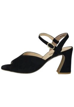 Paul Green Sandales À Talons Hauts - Samtziege Blau