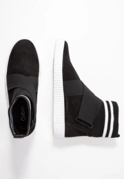 Gabor Bottines - Schwarz/Weiß -Chaussures Soldes 0a2279f734314e8fab7a9d1e6e15f723