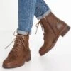 Anna Field Winter Boot - Bottines À Lacets - Coffee -Chaussures Soldes 0cbb58ddeda641489ef9f77b29a6aebe