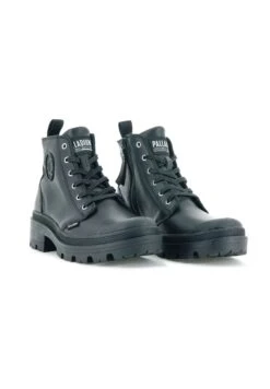 Palladium Pallabase - Bottines À Lacets - Black Black -Chaussures Soldes 0cc3088985b344d7be4e4c74fe77ba75