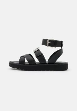 ONLY Shoes Onlmalu Chunky Wrap - Sandales À Plateforme - Black -Chaussures Soldes 0f6d7948c46041ba8a4dd471fcb8ec79