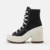 Converse Chuck 70 De Luxe Heel - Bottines À Plateau - Black -Chaussures Soldes 0f6f32197504478783127e979685e344