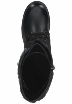 Marco Tozzi Bottes À Lacets - Black Comb -Chaussures Soldes 156c9e174d1a414e8fa15c9806ec24f8