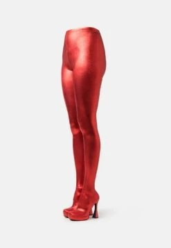 Jeffrey Campbell Pantalones - Bottes À Talons Hauts - Red -Chaussures Soldes 16e99ecb344d412fbf6efac276c65337