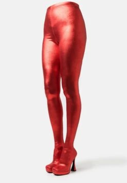 Jeffrey Campbell Pantalones - Bottes À Talons Hauts - Red