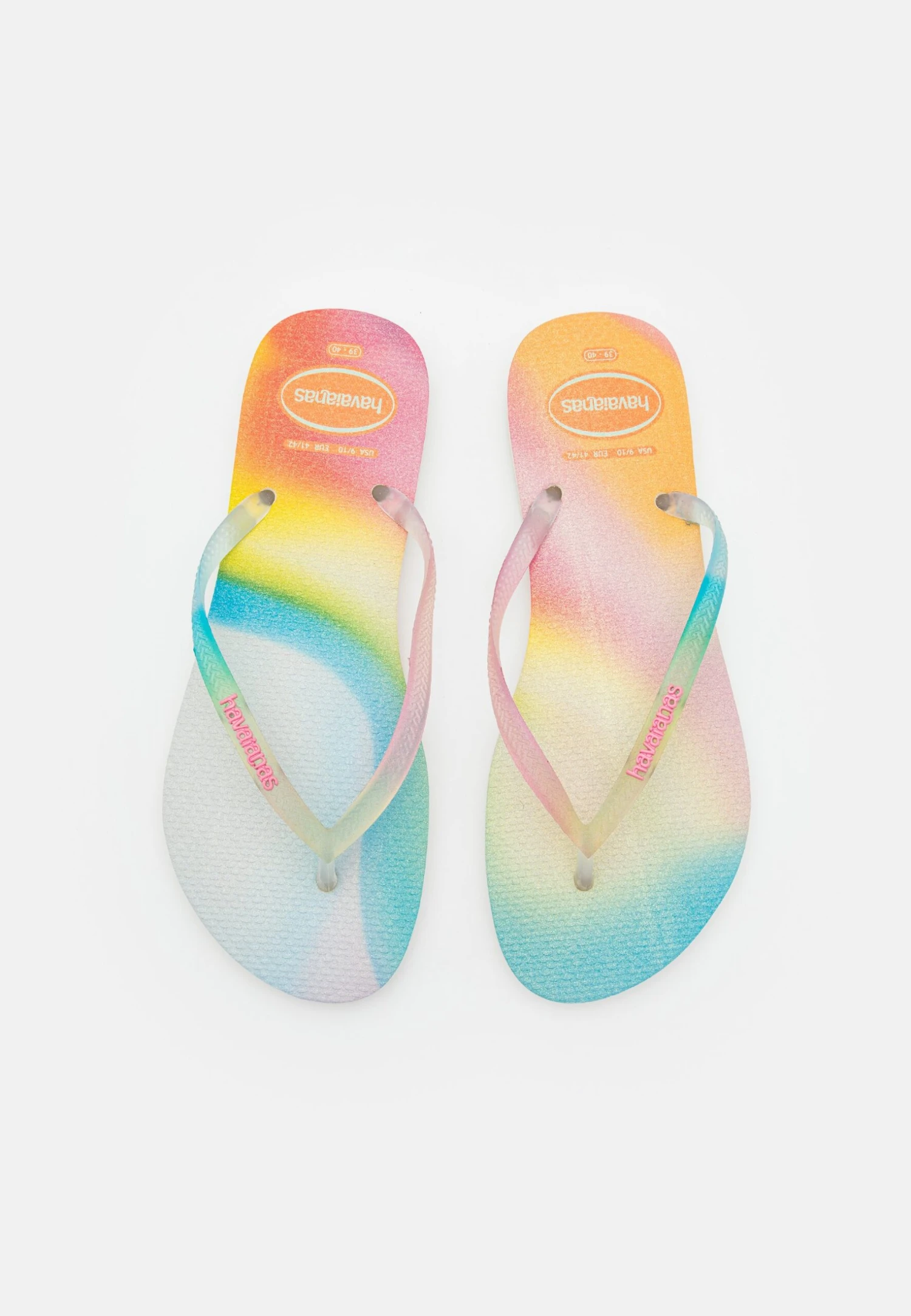 Havaianas Slim Fit Metallic Rainbow - Tongs - Beige 3 Havaianas Slim Fit Metallic Rainbow - Tongs - Beige
