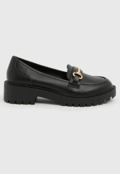 New Look Bar Chunky - Mocassins - Black -Chaussures Soldes 1f992870dcb84576968ee78d552b1ec9