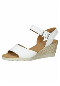 Gabor Sandales Compensées - Weiss Jute -Chaussures Soldes 1fe1b324f2024c53aefda4c5feff86b0