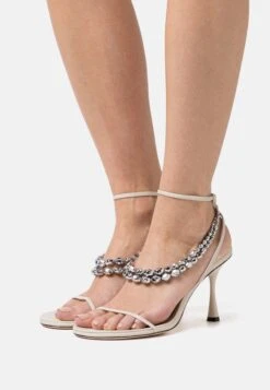 Trinket Heel - Sandales À Talons Hauts - White