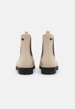 Tamaris Bottes En Caoutchouc - Ivory/Black -Chaussures Soldes 275129e847d44799a96aa3753ae1d634