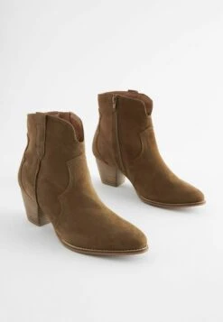 Next Forever Comfort Western Regular Wide Fit - Santiags - Tan Brown -Chaussures Soldes 2926baeb184b4e9d9aa6dbd0be9ad78a