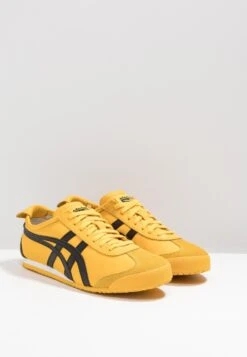 Onitsuka Tiger Mexico 66 - Baskets Basses - Yellow/Black -Chaussures Soldes 29daeca150ba452694dec7ef1bcbc5d4