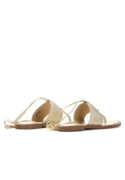 Michael Kors Jagger - Tongs - Oro -Chaussures Soldes 2aeedfb11c3c4771b69bd83cf601dc69