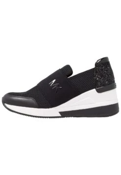 MICHAEL Michael Kors Felix Trainer - Mocassins - Black -Chaussures Soldes 2b135e925bcb41a3883566f9b96f73c6