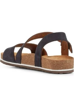 Geox D Spensierata - Sandales - Dark Jeans Blue -Chaussures Soldes 2d4166444c1a42bca4b0a186f16659c1