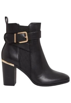 New Look Black Buckle - Santiags - Black