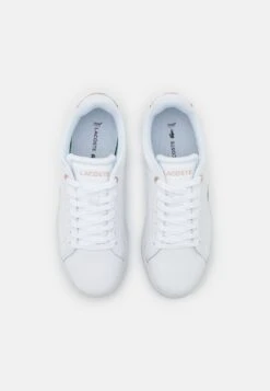 Lacoste Carnaby Evo - Baskets Basses - White/Light Pink -Chaussures Soldes 352b6edc37224a4cb159510cd4376bab