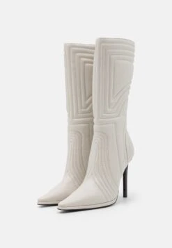 Jeffrey Campbell Selena - Bottes À Talons Hauts - Light Grey -Chaussures Soldes 3c0fefda9bc9460cbd32a821d65104b9