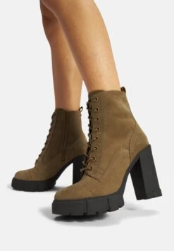 Aldo Military Combat Rebel 2.0 - Bottines À Plateau - Khaki