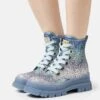 Buffalo Aspha - Bottines À Plateau - Silver/Blue -Chaussures Soldes 4422c30a78534a7695717f694bf61a9c