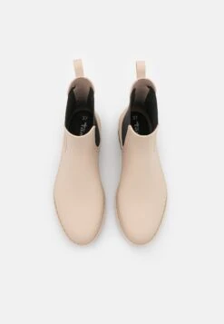 Tamaris Bottes En Caoutchouc - Ivory/Black -Chaussures Soldes 45a1057defd34299ad065e65a11678ec