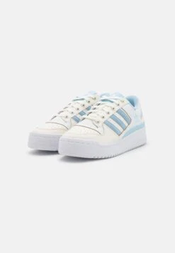Adidas Originals Forum Bold Stripes - Baskets Basses - Off White/Clear Sky/White -Chaussures Soldes 4d771d7e5d324394ba70f9eeb43d527b