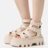 Buffalo Flora Fisher - Sandales À Plateforme - Cream -Chaussures Soldes 504fb4a66b6f4f5e8733e8254c89423e