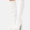 Even&Odd Bottes À Plateau - White -Chaussures Soldes 52a103c444e54de599344d376e5a77f4