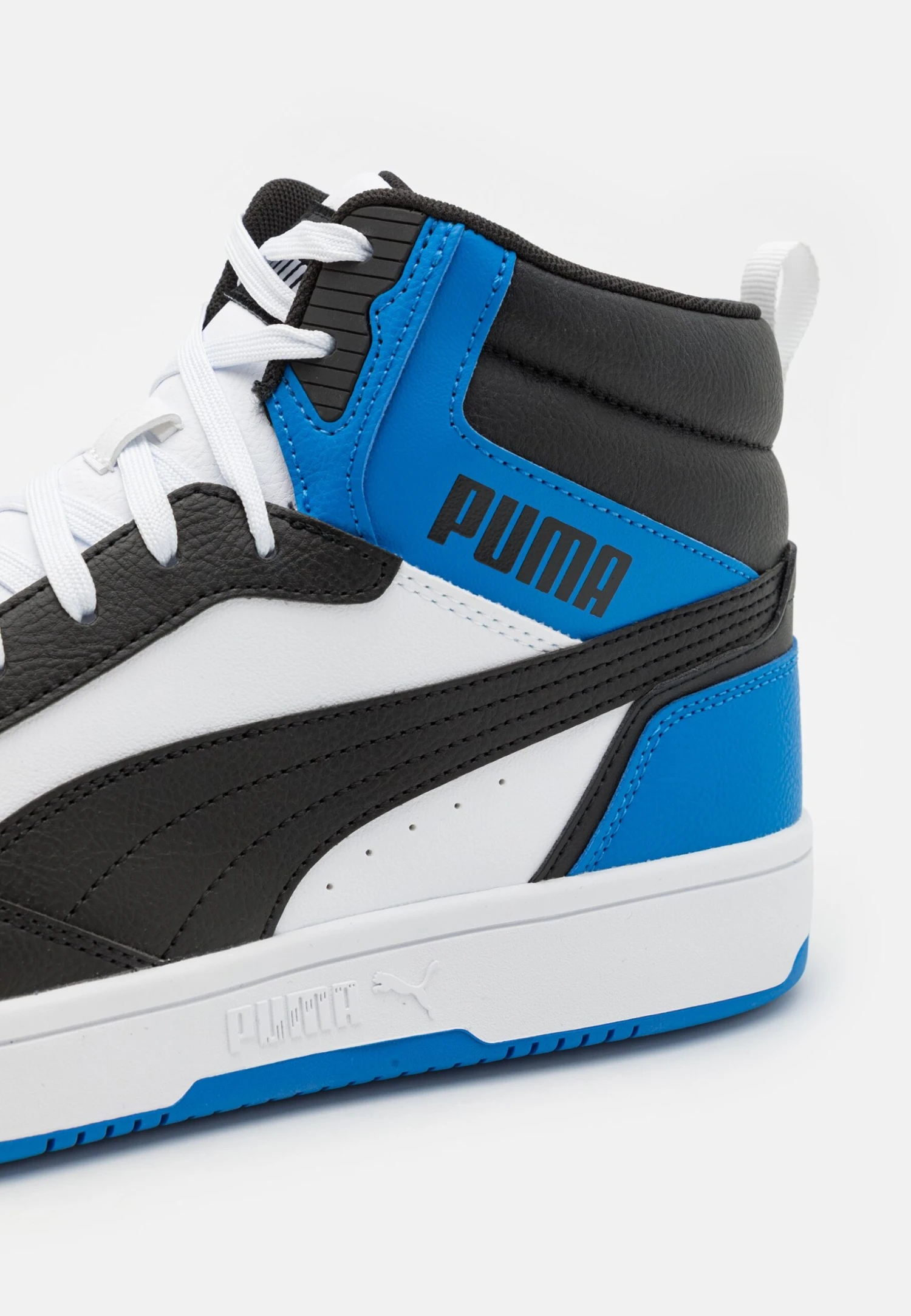 Puma Rebound Unisex - Baskets Montantes - White/Black/Team Royal 8 Puma Rebound Unisex - Baskets Montantes - White/Black/Team Royal - Image 6