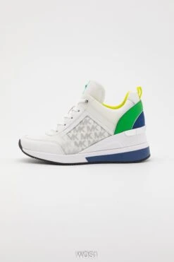 MICHAEL Michael Kors Georgie Trainer - Baskets Basses - Palm Multi -Chaussures Soldes 55470411d0df4d83a0177063947cee44