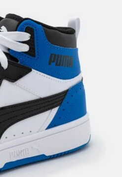 Puma Rebound Unisex - Baskets Montantes - White/Black/Royal -Chaussures Soldes 57ee3d22bff94d909751fabf1e90b2ac