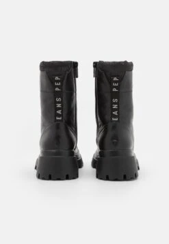 Pepe Jeans Lol Pad - Bottines À Plateau - Black -Chaussures Soldes 5e70f8973c5840929cca735a0934b287