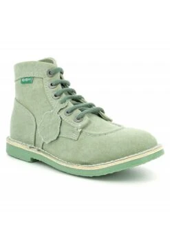Kickers Kicklegend - Bottines À Lacets - Vert -Chaussures Soldes 6087f29d406a40cc88859127791bc368