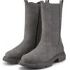 TOM TAILOR Denim Licence Gefütterte  - Bottes - Grey -Chaussures Soldes 612a686bebc7465db6fe29f470da4ff7