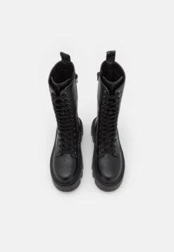 Buffalo Flora Laceup - Bottes À Lacets - Black -Chaussures Soldes 62d825d89cdf44f1af3cd6395bf2dc91