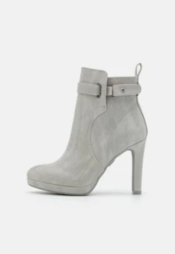 Buffalo Audrina - Bottines À Talons Hauts - Snake Light Grey -Chaussures Soldes 6458b7eb23ef4011aea11be8ec410230