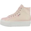Superga Baskets Montantes - Pink Ish Iridescent -Chaussures Soldes 649ad24ea3c74441803787c994c91393
