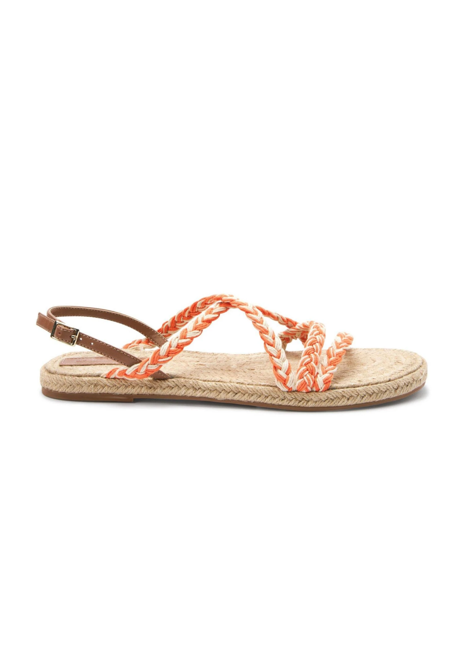 Next With Two Tone Detailing Standard - Espadrilles - Orange 4 Next With Two Tone Detailing Standard - Espadrilles - Orange - Image 2