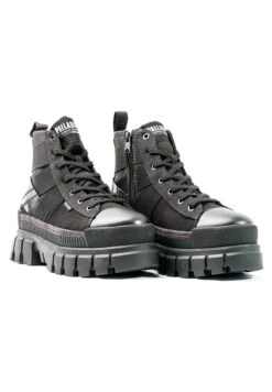 Palladium Revolt Hi Army - Bottines À Plateau - Black -Chaussures Soldes 6e8d99848e97499aa5e783a7a2aafb21