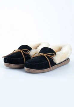 Minnetonka Alpinesheepskinmoc - Mocassins - Black -Chaussures Soldes 6f6f10ef36044ea1a29e921d3a052238