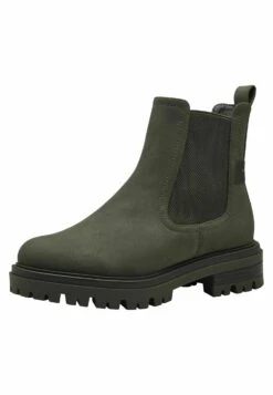 Tamaris Chelsea - Bottines - Olive -Chaussures Soldes 7646ee23fa7642b69b4ff065e08b96ef