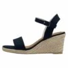 Tamaris Sandales Compensées - Navy -Chaussures Soldes 80240140ef724cf48de464110fb203c2