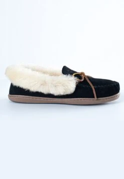 Minnetonka Alpinesheepskinmoc - Mocassins - Black -Chaussures Soldes 80662045a95c443fa9dec0c858222f71