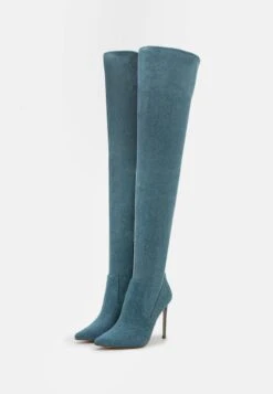 Steve Madden Vava - Bottes À Talons Hauts - Blue Denim -Chaussures Soldes 82b2f2c25be84976925ddda88f999e0e
