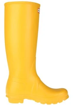 Hunter ORIGINAL Womens Tall Boot Vegan - Bottes En Caoutchouc - Yellow -Chaussures Soldes 85427e38c31c45abb7d88b7832b21243